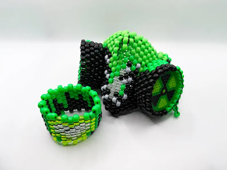 Gas Mask Charm Cuff
